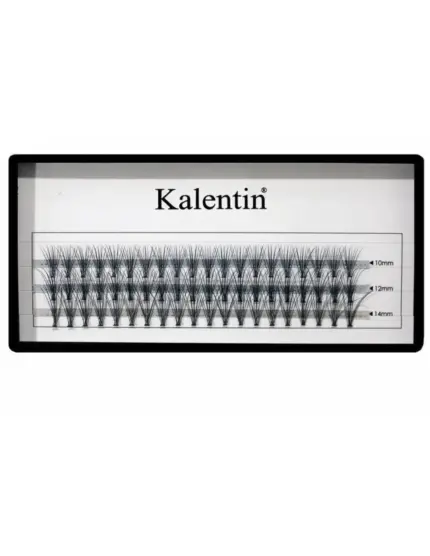 Kalentin Pestañas Individuales Con Nudo Plano 12mm